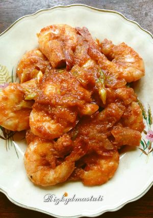 Foto resep Udang Saus Padang