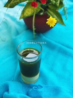 Hình của món Sinh tố rau má sữa dừa.