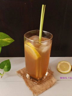 Foto resep Es Teh Lemon Serai Jahe