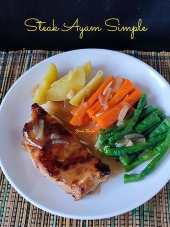 Langkah Gampang Menyiapkan Resep  Steak Ayam Simple yang Bisa Manjain Lidah, Lezat Sekali