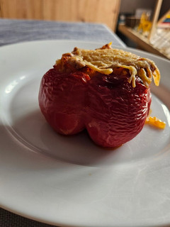 Una foto de Pimientos rellenos