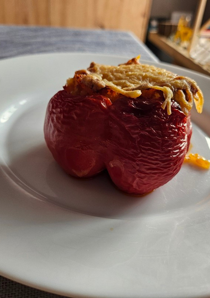 Una foto de Pimientos rellenos