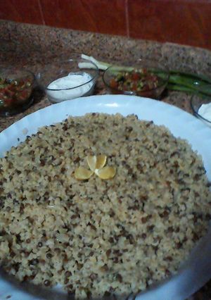 صورة لوصفة مجدرة البرغل