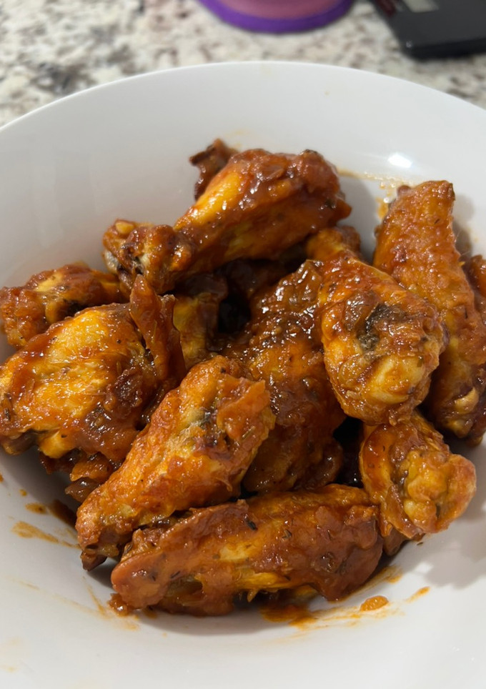 Una foto de Alitas de pollo crujientes para horno y airfryer