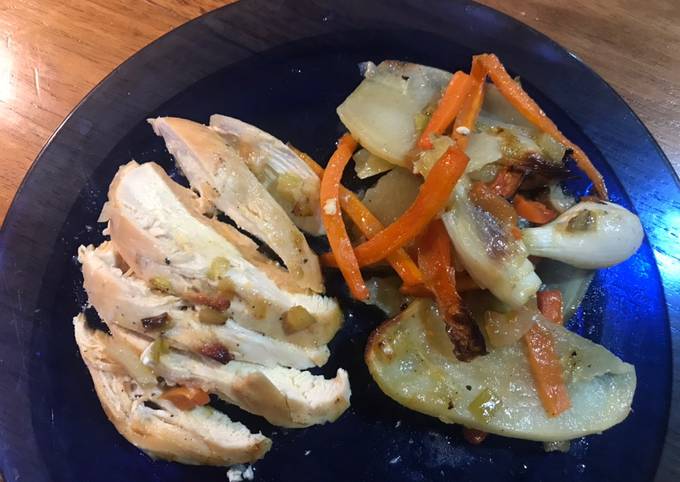 Pollo A La Cerveza Con Verduras Receta De Gy- Cookpad