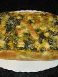 Hojaldre con col kale y tofu ahumado