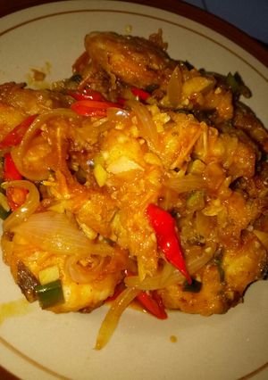 Foto resep Udang saus padang