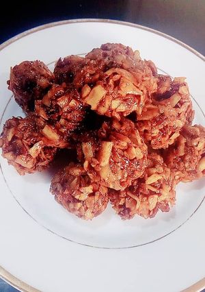 A picture of Shredded coconut candy.