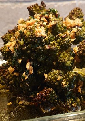 A picture of Whole Roasted Romanesco Cauliflower.