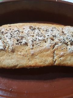 Una foto de Pan de pueblo integral multisemillas