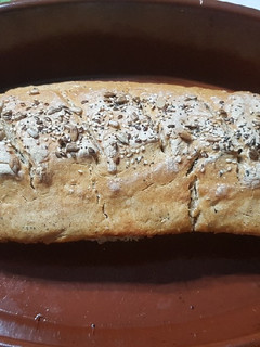 Una foto de Pan de pueblo integral multisemillas