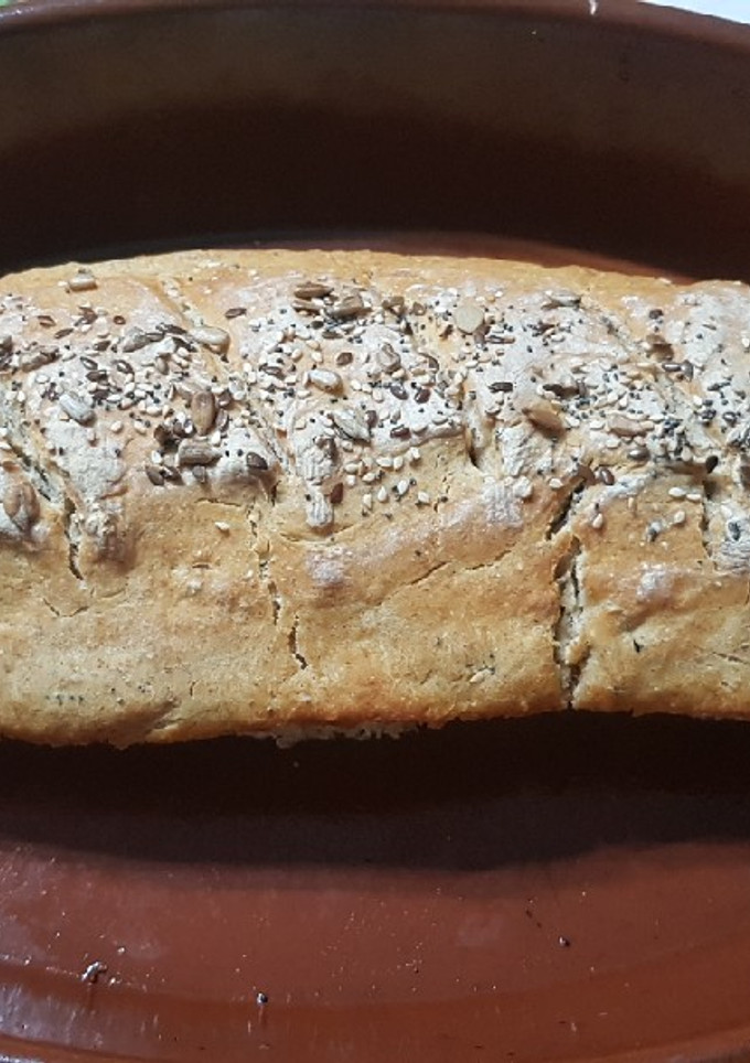 Una foto de Pan de pueblo integral multisemillas