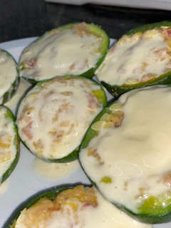 Una foto de Zapallitos rellenos