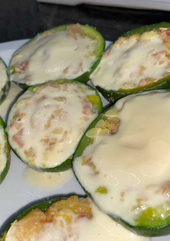 Una foto de Zapallitos rellenos