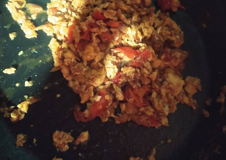 Telur Orak Arik pedas