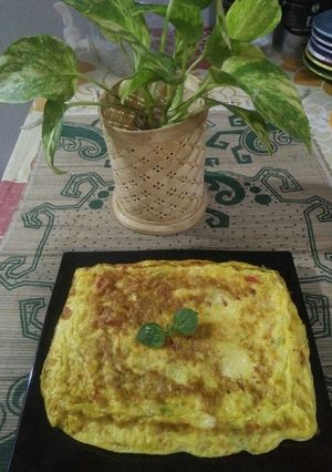 Foto resep Dadar Telur Tahu