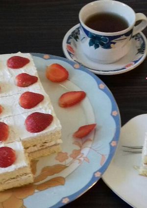 Foto resep Strawberry Cheese Cake #Ketopad_cp_ketobetic