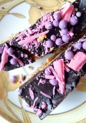 Foto resep Peanut chocolate bars - no bake