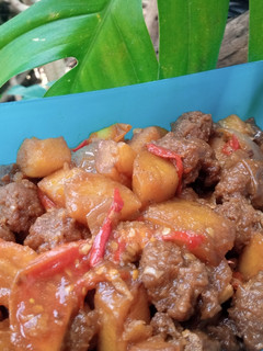 Foto resep Bistik Bola daging ayam giling