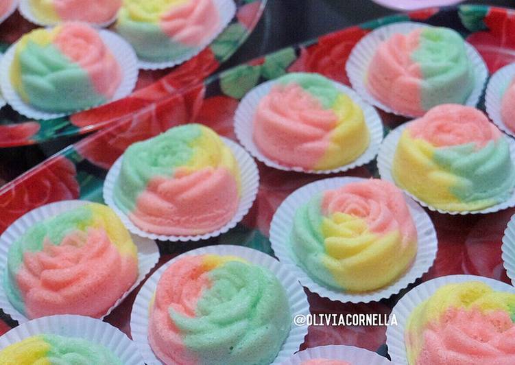 Resep Bolu Mawar Santan tanpa Butter/Minyak Anti Gagal