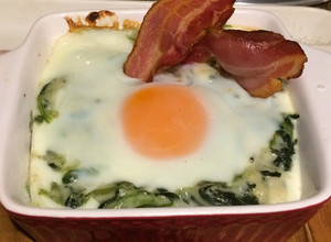 Una foto de Huevos a la florentina