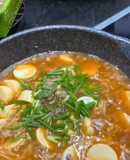 Đậu hũ trứng sốt thịt bằm