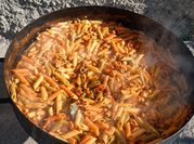 Una foto de salsa ragú