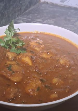 A picture of Elephant Yam ki subji.