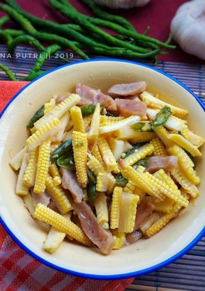 Foto resep Tumis Jagung Muda