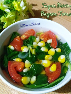 Foto resep Sayur Bening Bayam Tomat