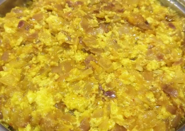 Recipe of Favorite Paneer bhurji