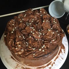 A picture of Moist 2 Layer Chocolate Cake.