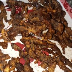 A picture of Dry Meat / Sokha gosht.