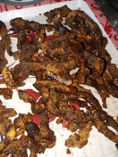 A picture of Dry Meat / Sokha gosht.