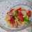 Ensalada de patata, aguacate, tomate y salmón
