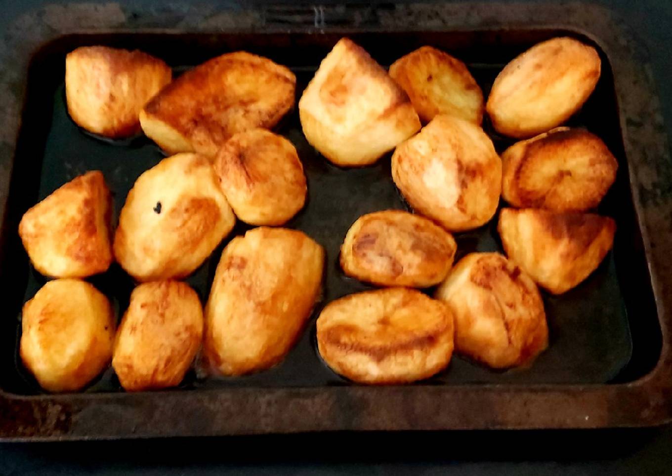 My Roast Potatoes Cooked in Goose Fat