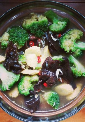 Foto resep Tumis brokoli jamur