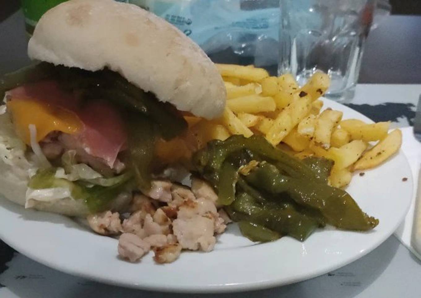 Hamburguesa pollo