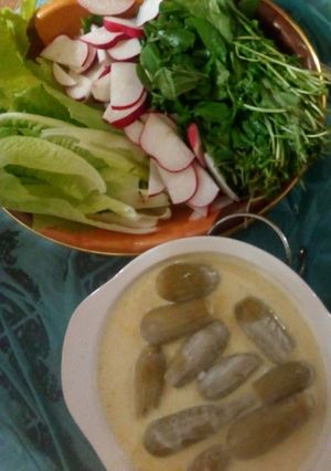 صورة لوصفة الكوسا باللبن بطعمها الرااائع