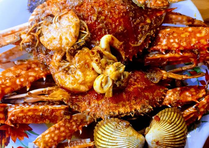 Langkah Mudah untuk Membuat Kepiting soka saus tiram yang Enak