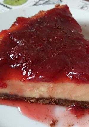 Una foto de Cheesecake al horno