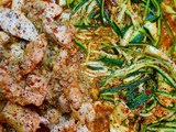 Spicy Zoodles with Lemon Chicken