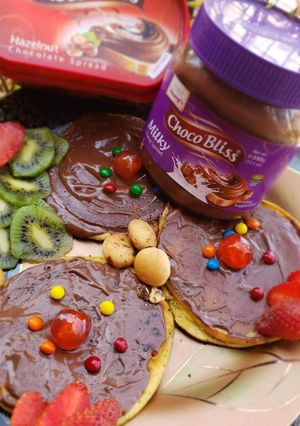 A picture of Chocolate pan cake.