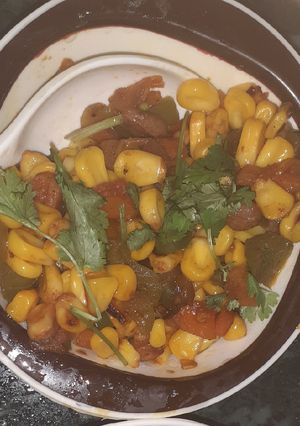 चटपटा पिनट स्विट कर्न (chatpata peanut sweetcorn corn recipe in Hindi) रेसिपी मुख्य फोटो