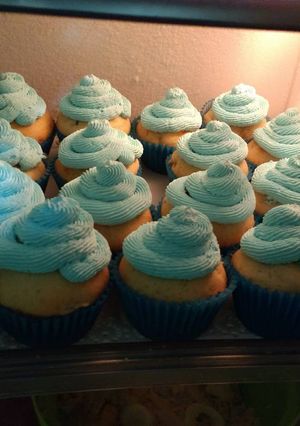 Una foto de Cupcakes de banana