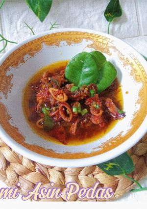 Foto resep Cumi Asin Pedas