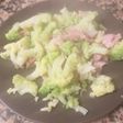 Brócoli salteado con ajo y jamón dulce 😋