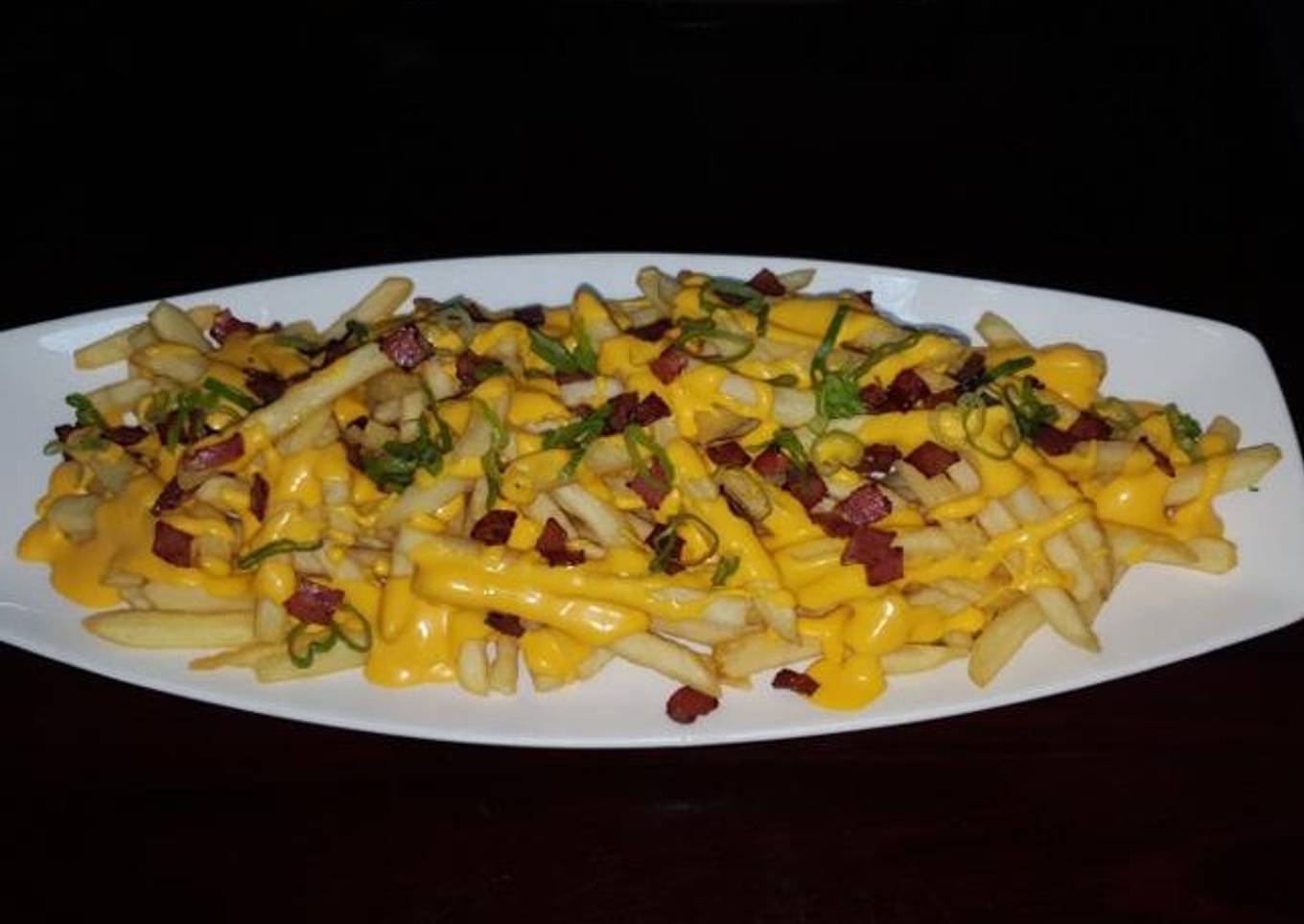 Cheddar fries