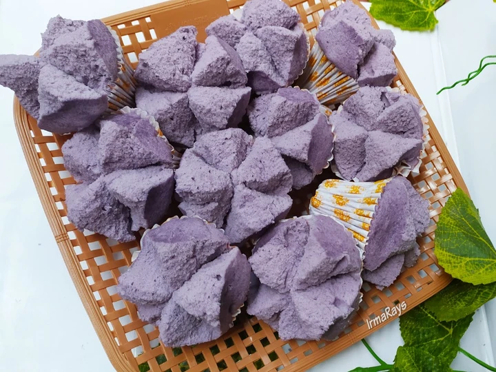 Langkah Mudah untuk Membikin Resep Bolkus Mekar Ubi Ungu yang Uenak Anti Ribet, Uenak Banget