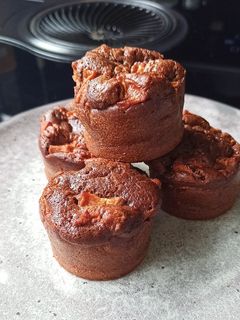 Une photo de Muffins pommes chocolat